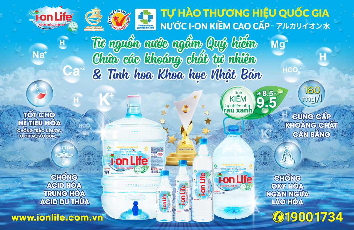 i-on Life nước uống ion kiềm cao cấp