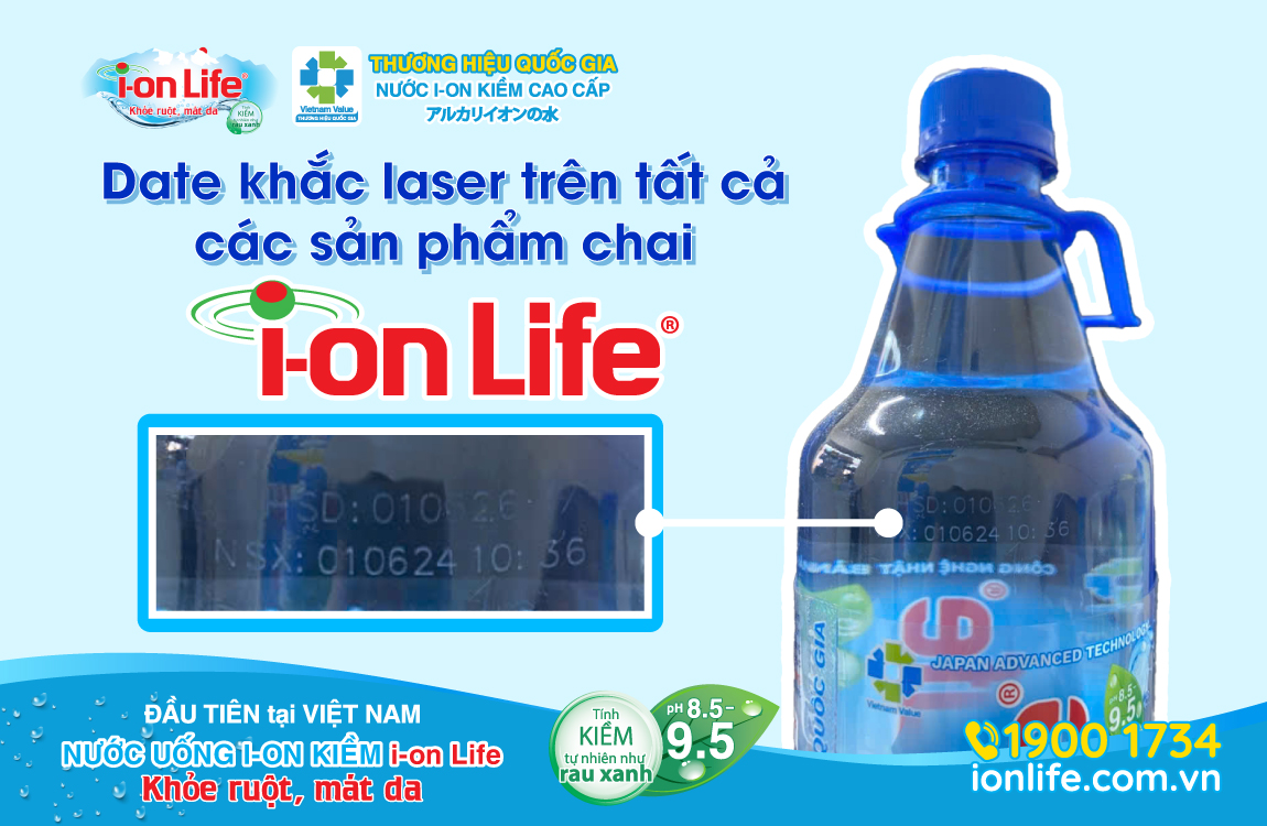 in khắc laser lên sản phẩm i-on Life