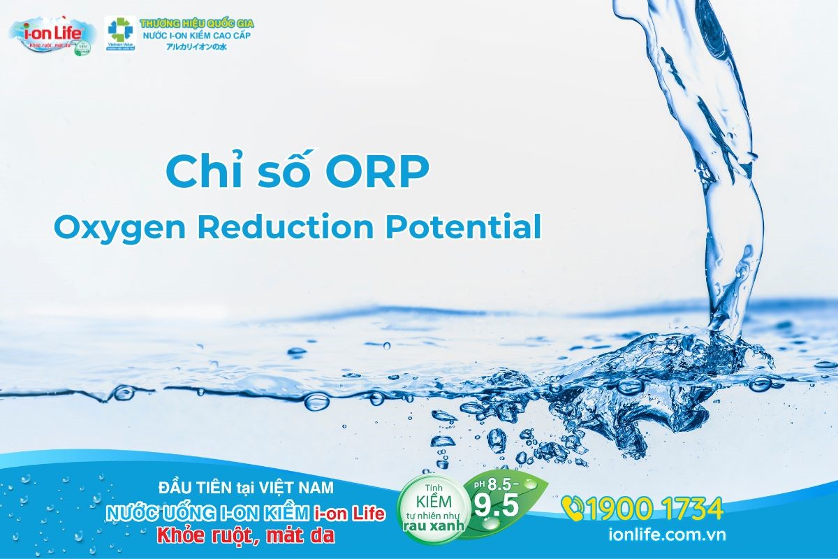 Chỉ số ORP chỉ khả năng oxy hóa của nước