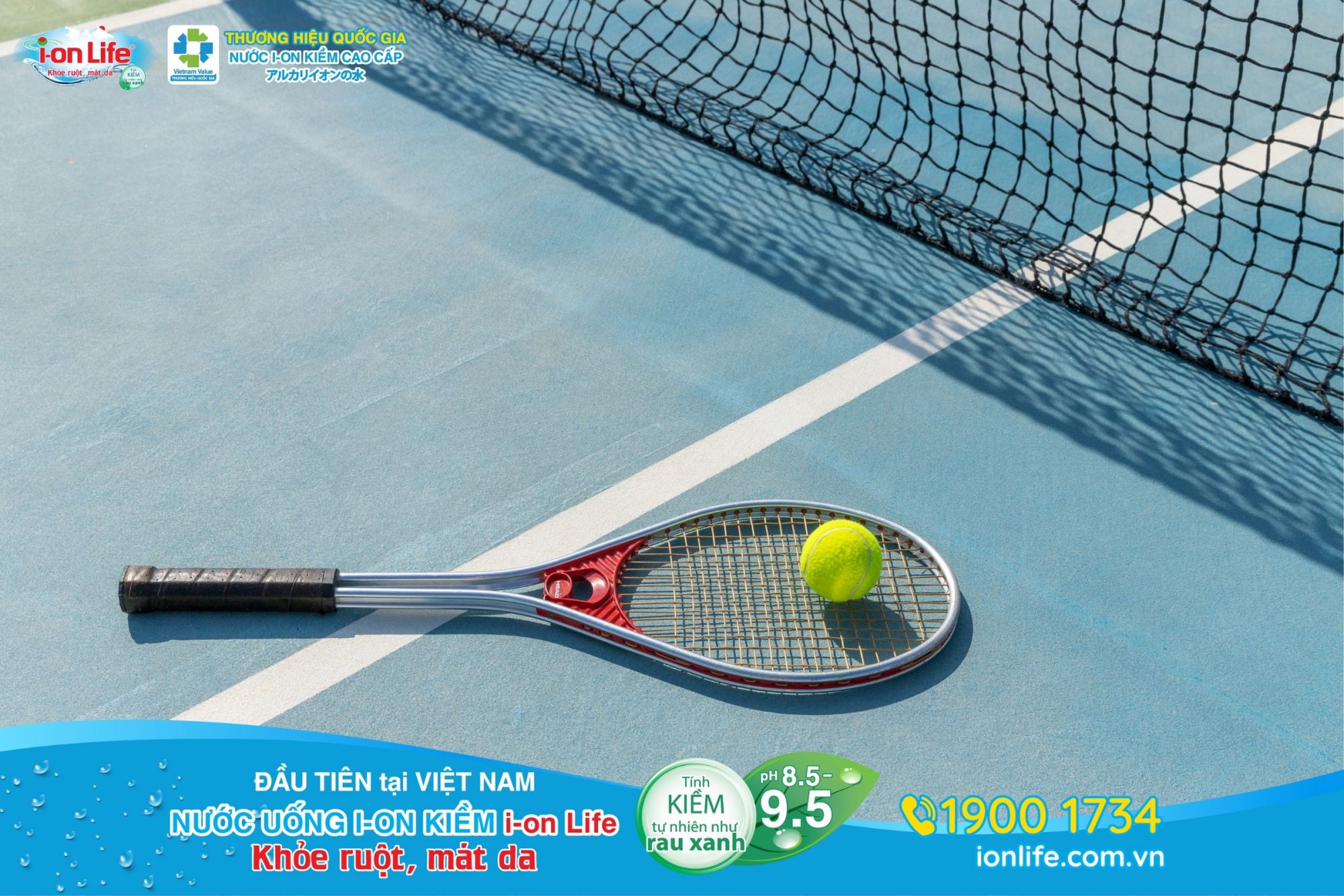 Cần bổ sung thêm nước và điện giải ngay sau khi kết thúc trận đấu tennis