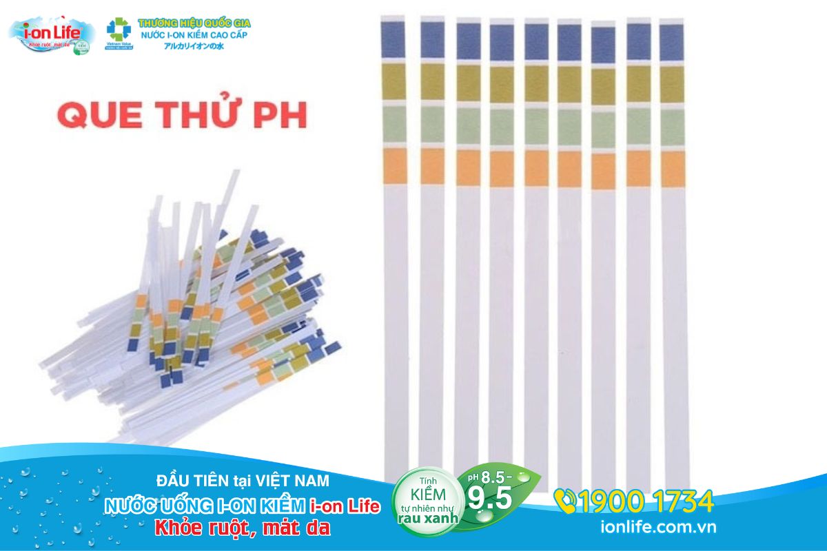 Que thử pH cho kết quả nhanh, dễ sử dụng tại nhà