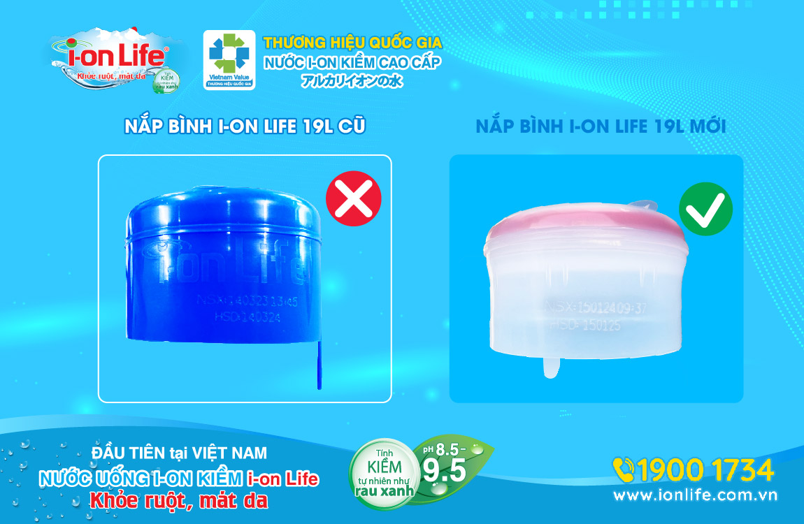 cải tiến nắp bình 19L bảo vệ môi trường và người dùng