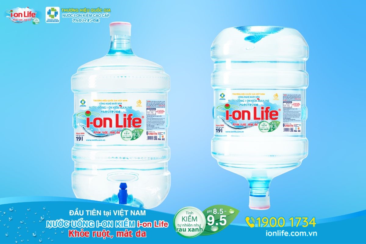 Nước i-on Life là sự lựa chọn đáng tin cậy cho việc kiềm hoá cơ thể của bạn