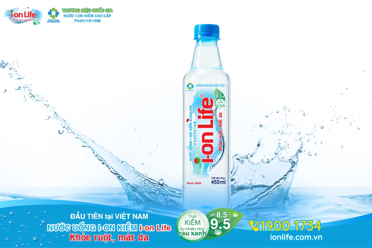 Nước i-on Life là sự lựa chọn đáng tin cậy cho việc kiềm hoá cơ thể của bạn