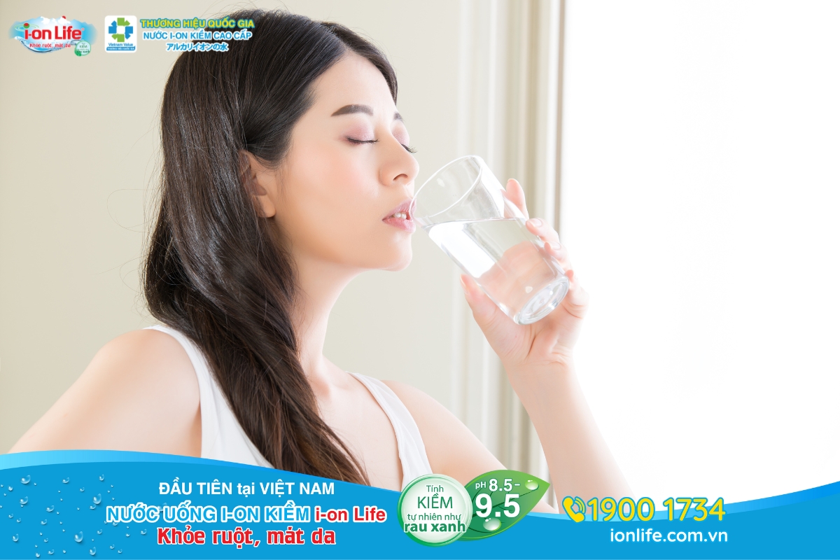 Nước ion kiềm hỗ trợ tăng cường quá trình trao đổi chất