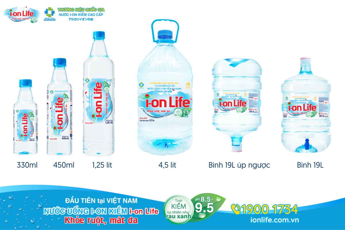Nước i-on kiềm của i-on Life vừa tinh khiết, vừa cung cấp đầy đủ khoáng chất cho cơ thể
