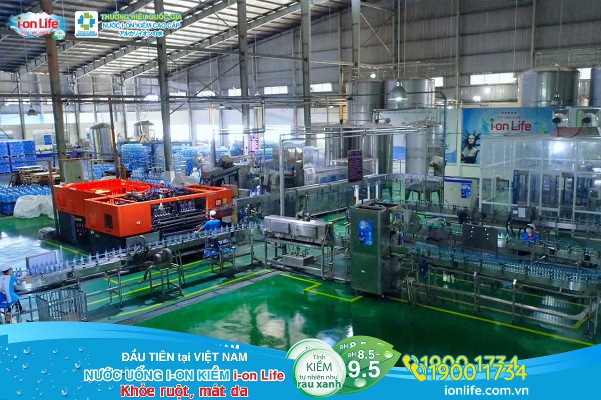 Quy trình sản xuất nước ion kiềm i-on Life ứng dụng công nghệ điện phân nước tiên tiến từ Nhật Bản