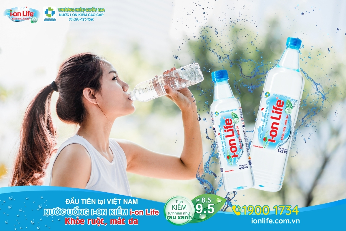 Nước i-on kiềm i-on Life là lựa chọn an toàn, chất lượng cho gia đình Việt