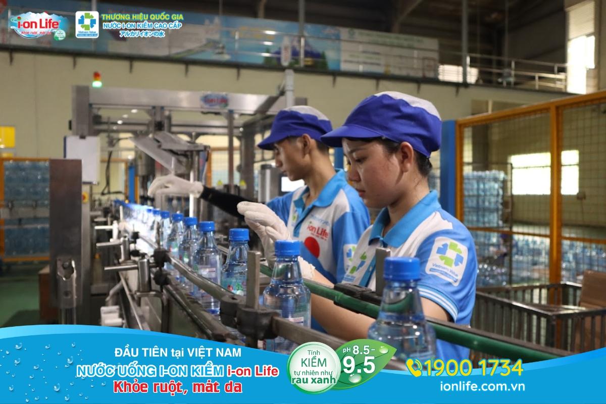 Nước i-on Life sử dụng nguồn nước ngầm tự nhiên với công nghệ điện phân hiện đại