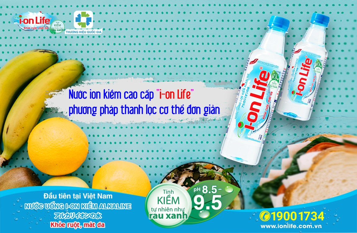 Nước ion kiềm i-on Life hỗ trợ cơ thể giảm cân và thanh lọc hiệu quả