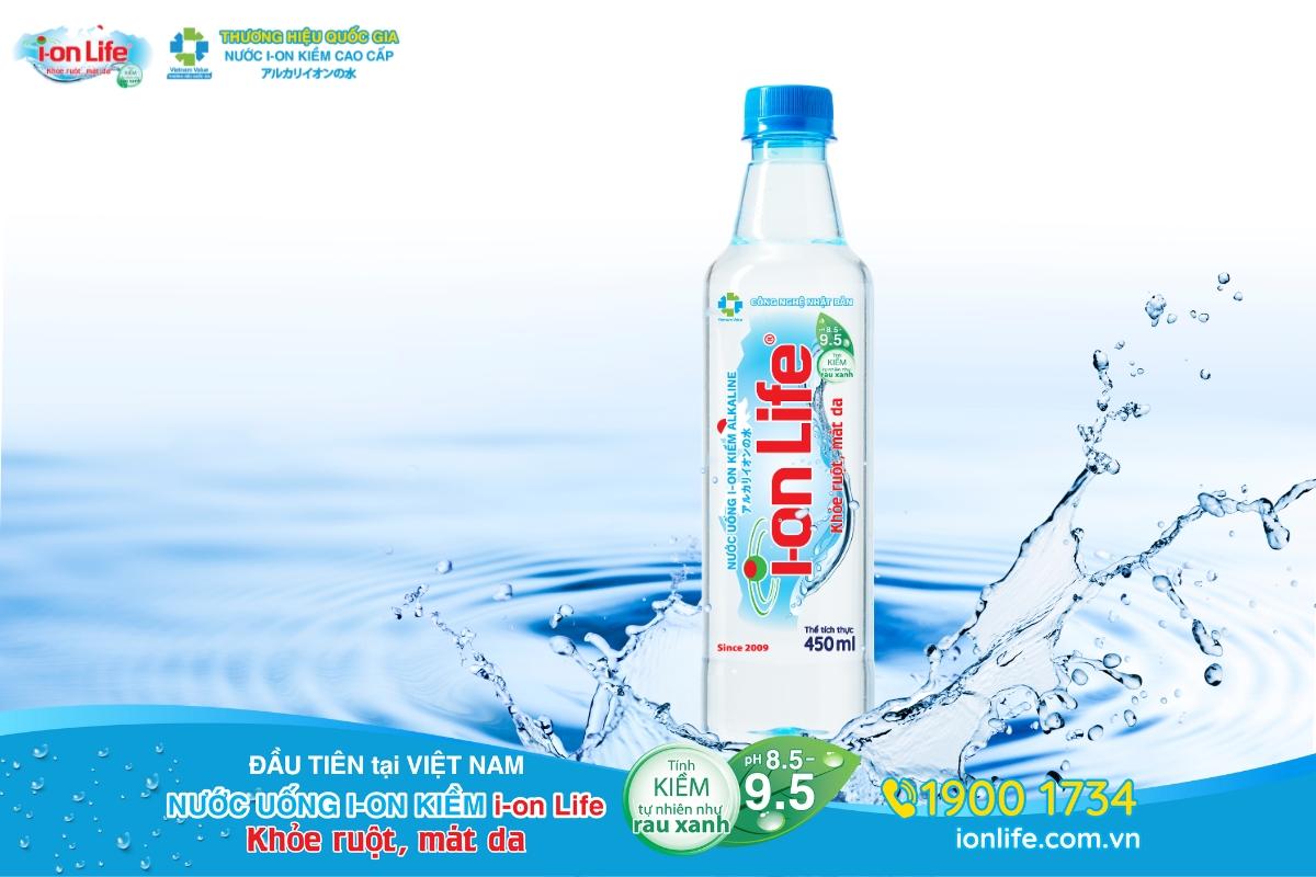 Nước ion kiềm i-on Life hỗ trợ cơ thể khỏe mạnh mỗi ngày